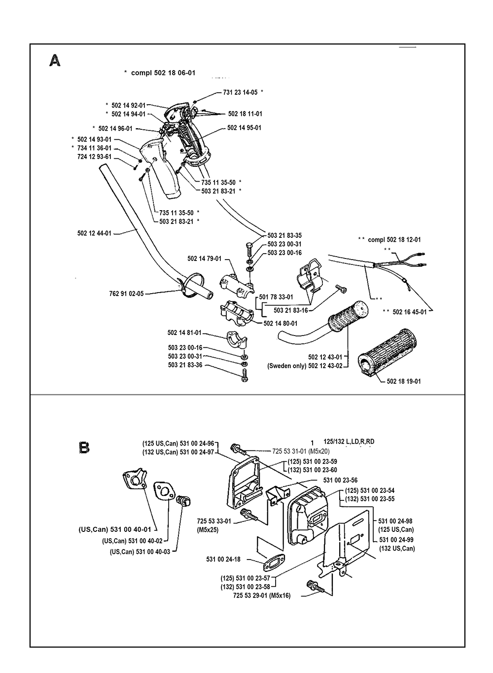 Husqvarna 125l Parts Diagram Hanenhuusholli